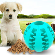 Slow-Feeder Treat-Dispensing Dog Ball