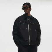 Men's Retro Washed Denim Jacket