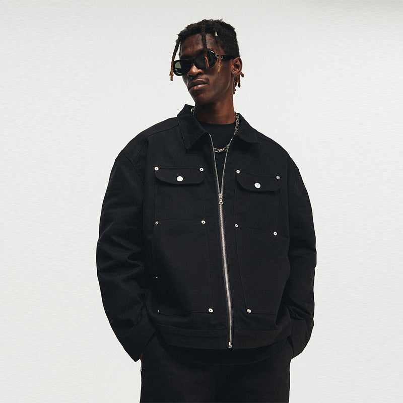 Men's Retro Washed Denim Jacket