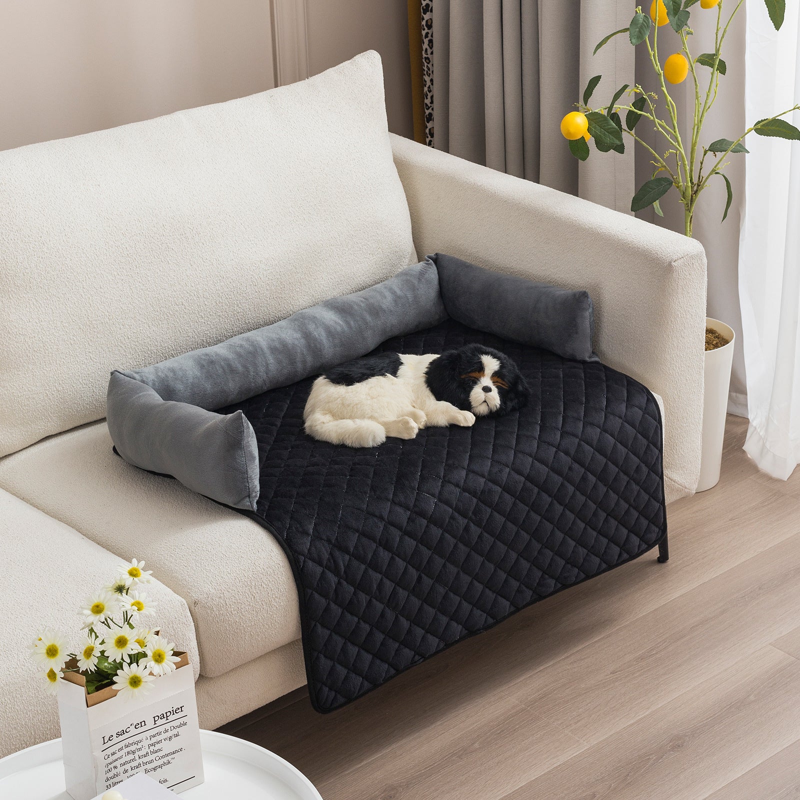Warm Cushioned Dog Sofa Bed