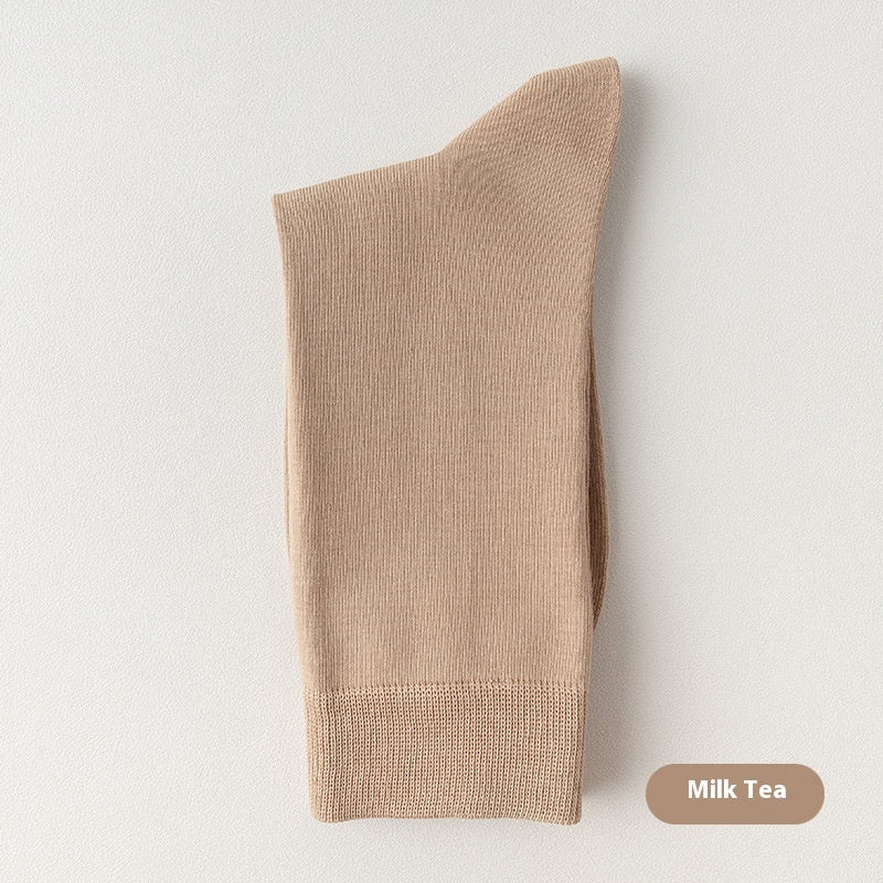Cotton Mid-Calf Business Socks