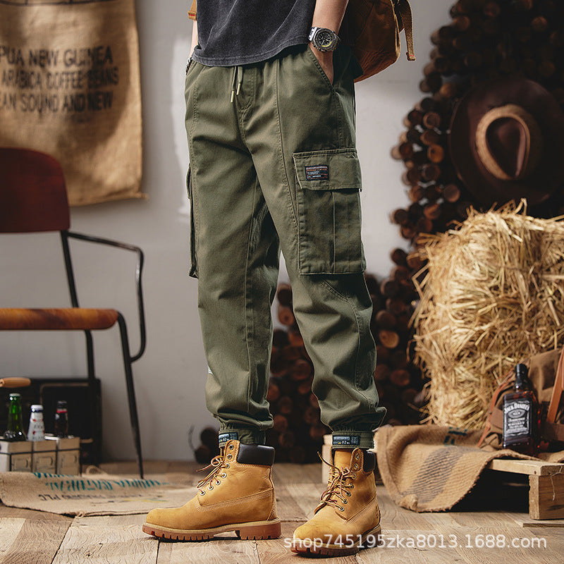Men's Loose Straight Heavy Cargo Pants