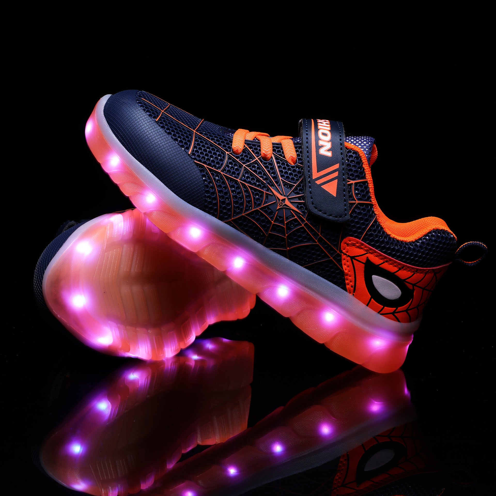 Kids LED Glowing Velcro Sneakers