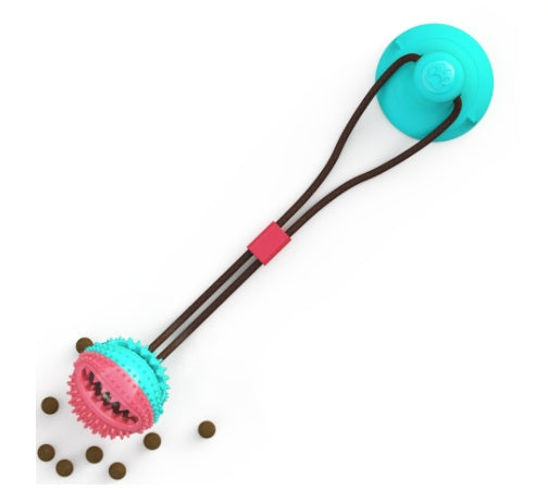 Suction-Cup Dog Tug & Chew Ball