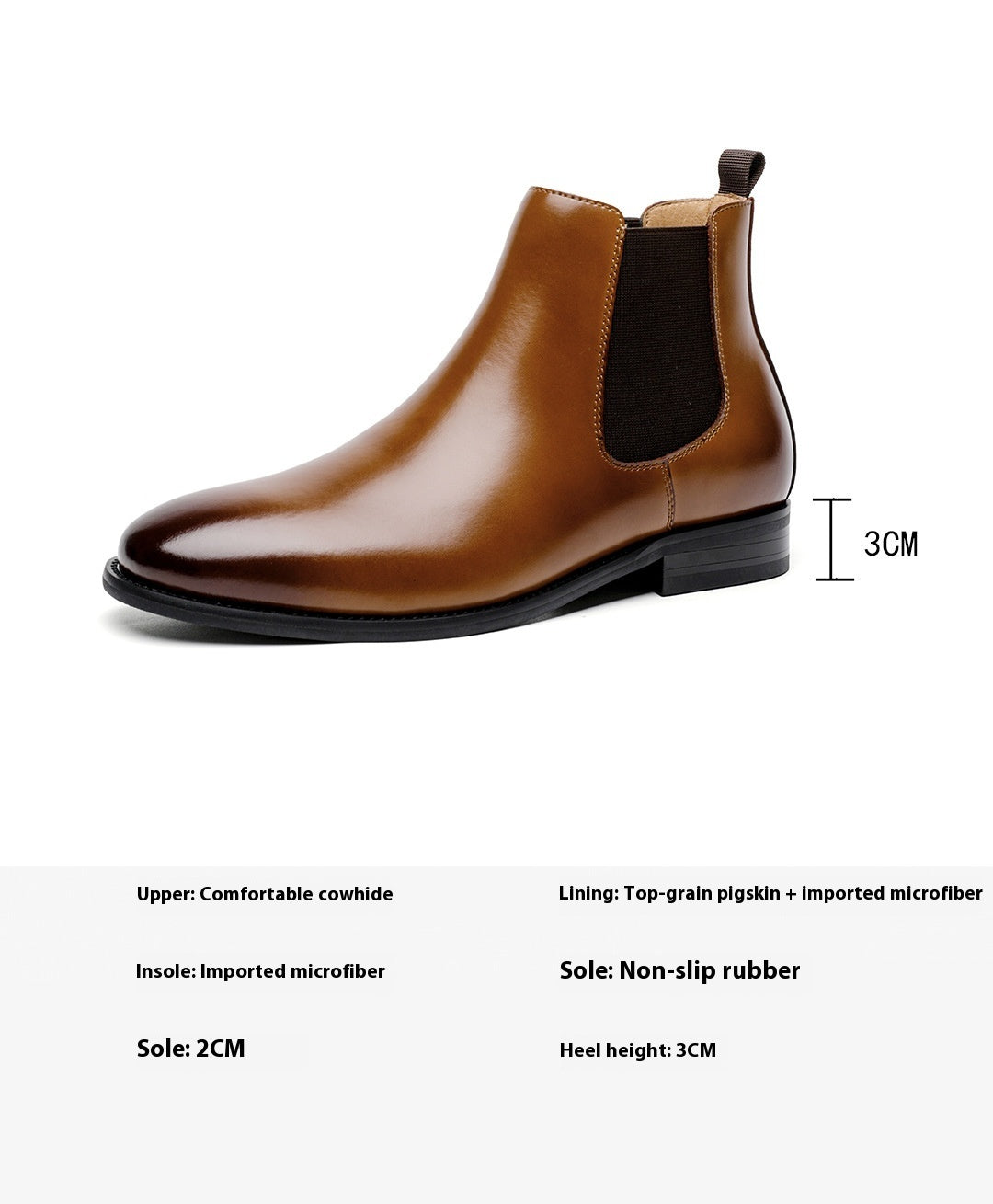 Men's Leather Chelsea Boots