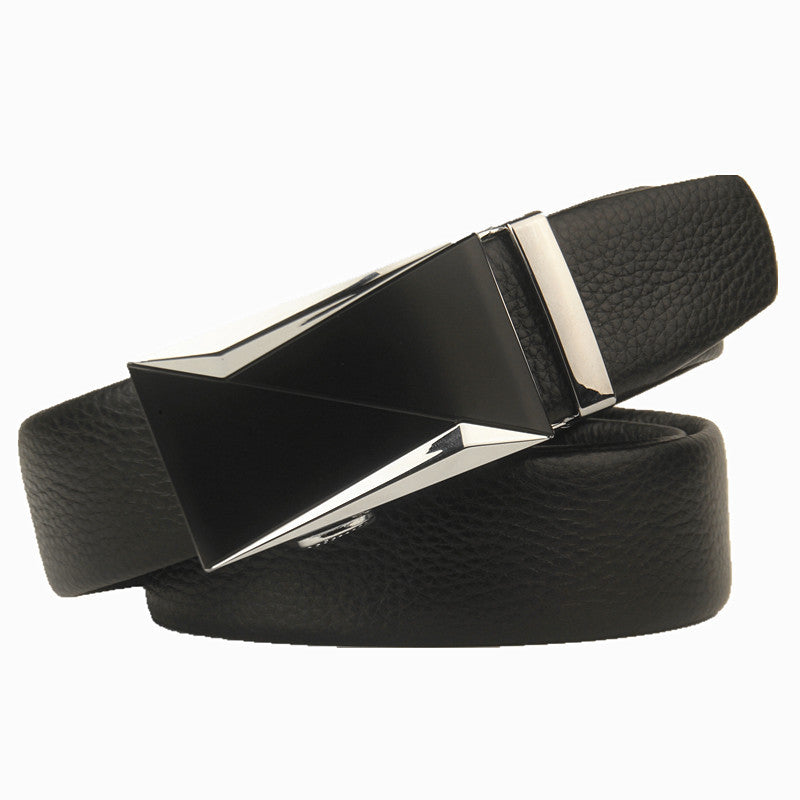 Men's Plus-Size Auto-Buckle Belt