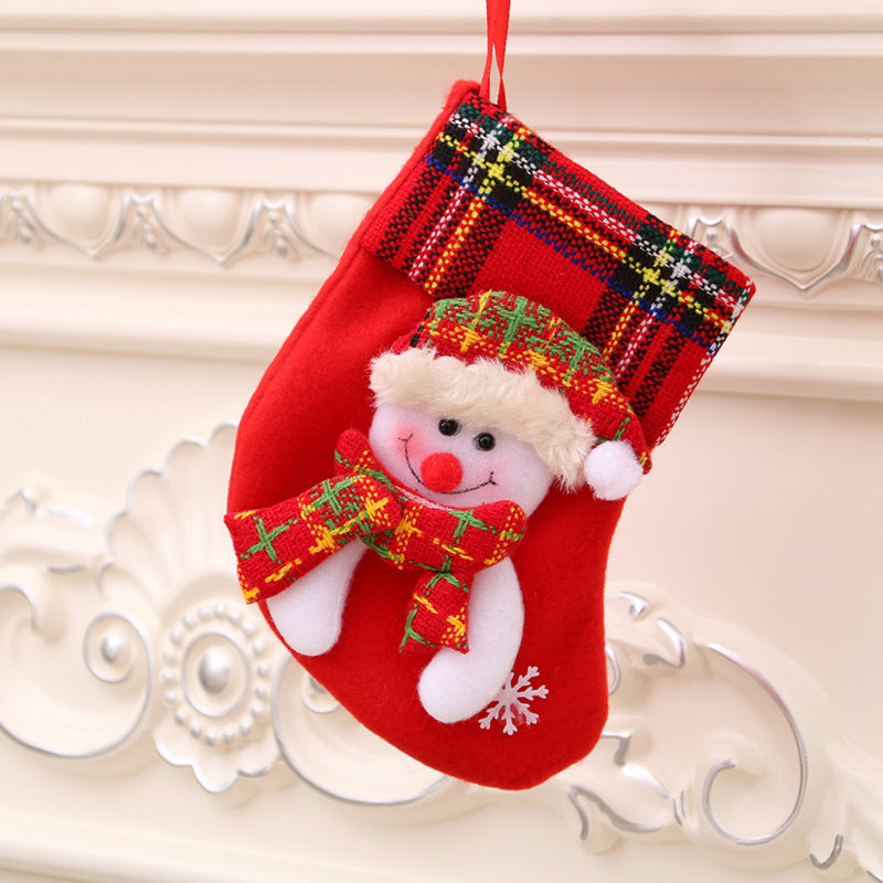 Santa Christmas Stocking Gift Bag