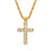 Cross Pendant Necklaces For Women Men Punk Hiphop Rope Chain On Neck Rapper Jewelry