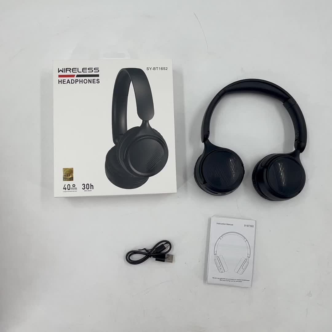Retro Wireless Over-Ear Gaming Headphones