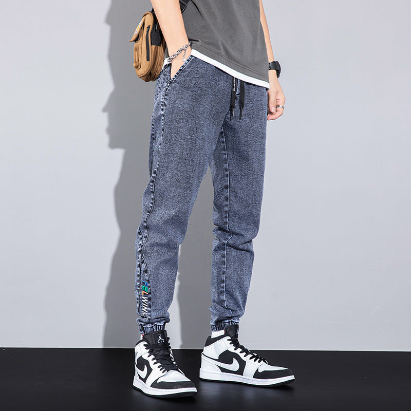 Men's Loose Harem Cuffed Jeans