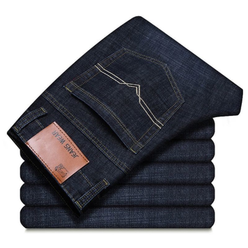 Men's Loose Straight Stretch Work Jeans