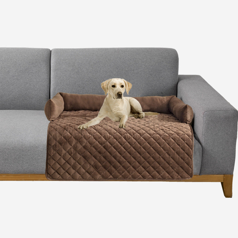 Warm Cushioned Dog Sofa Bed