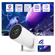 Portable Auto-Focus Home Projector