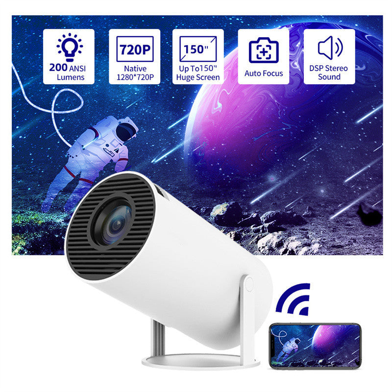 Portable Auto-Focus Home Projector