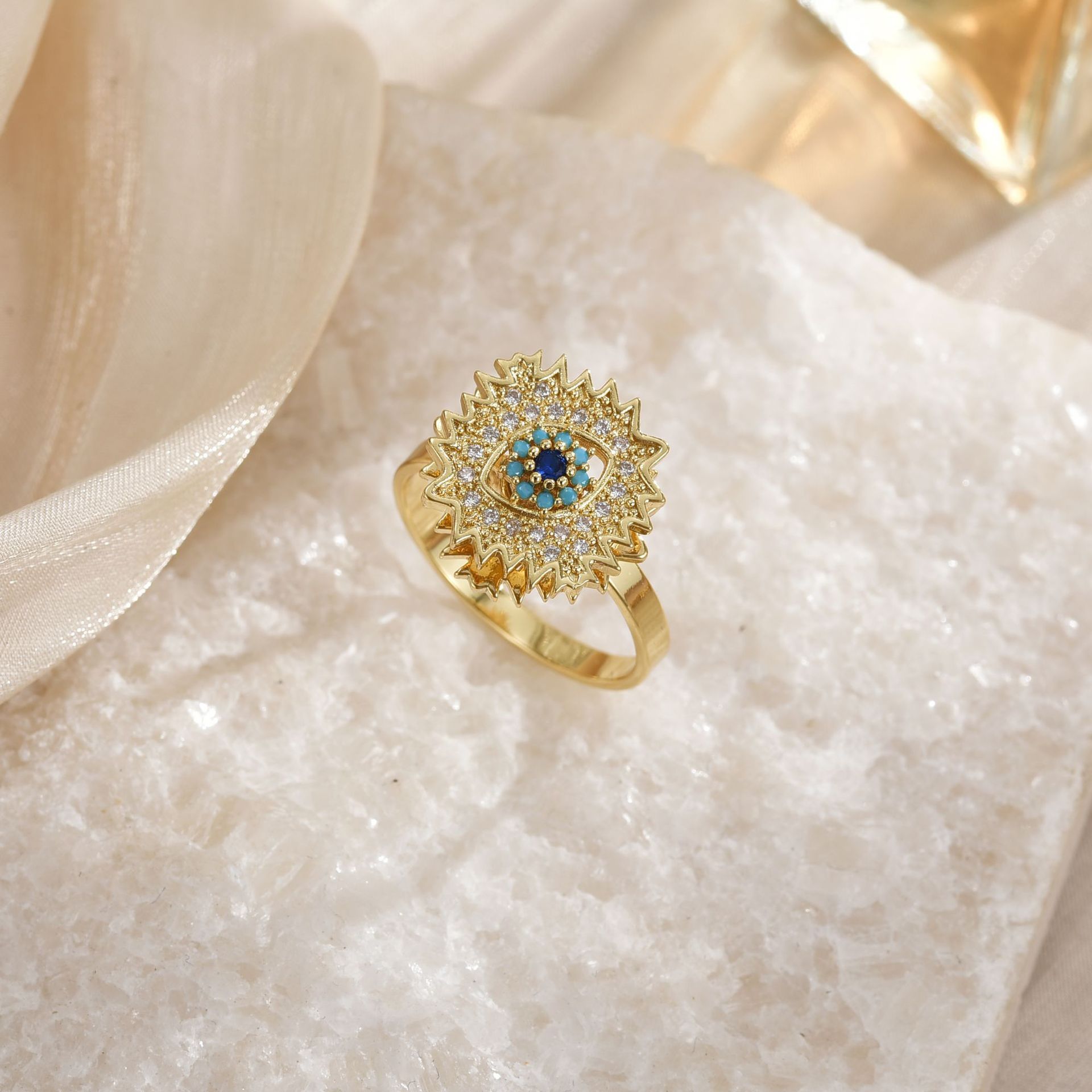 18K Gold-Plated Copper Ring