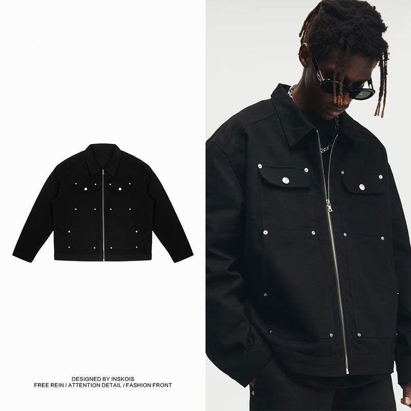 Men's Retro Washed Denim Jacket