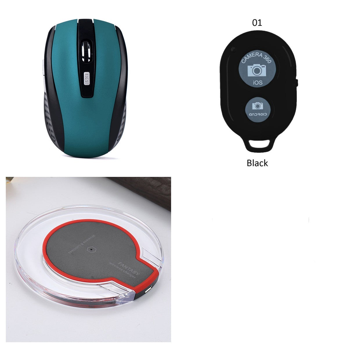 Round Crystal Wireless Charging Pad