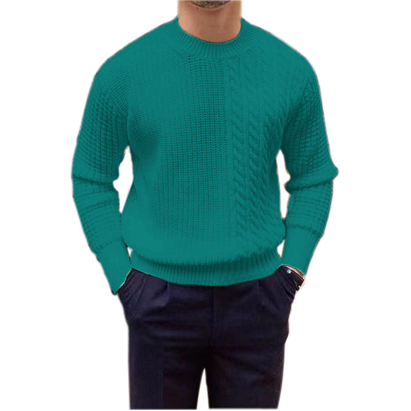 Men's Twisted Knit Cable Sweater