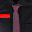 Solid Color Korean Style Narrow Cotton Men's 6cm Formal Wear Business Casual Wedding Tie