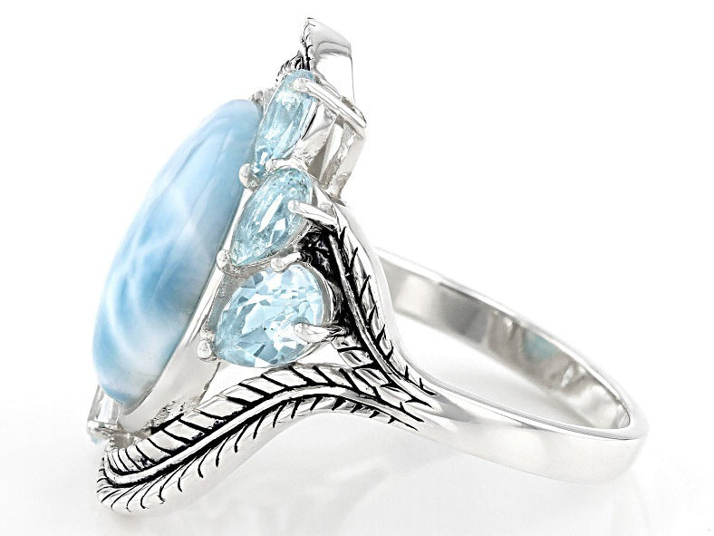 Vintage Shell Statement Ring