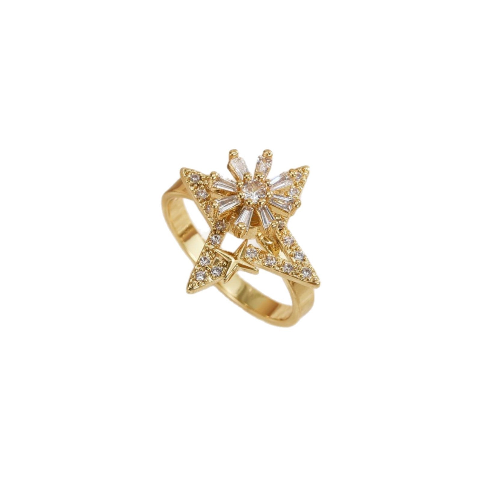 18K Gold-Plated Copper Ring