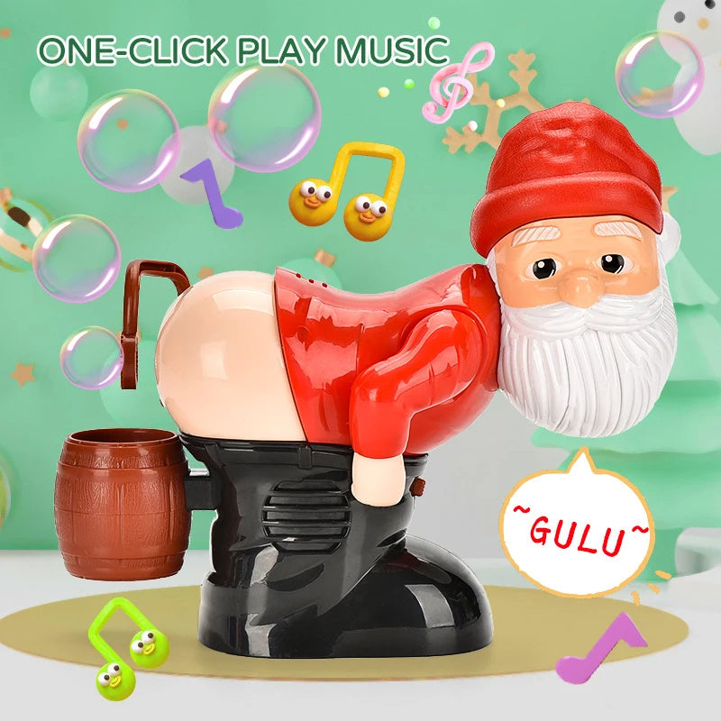Santa Bubble Machine Christmas Toy