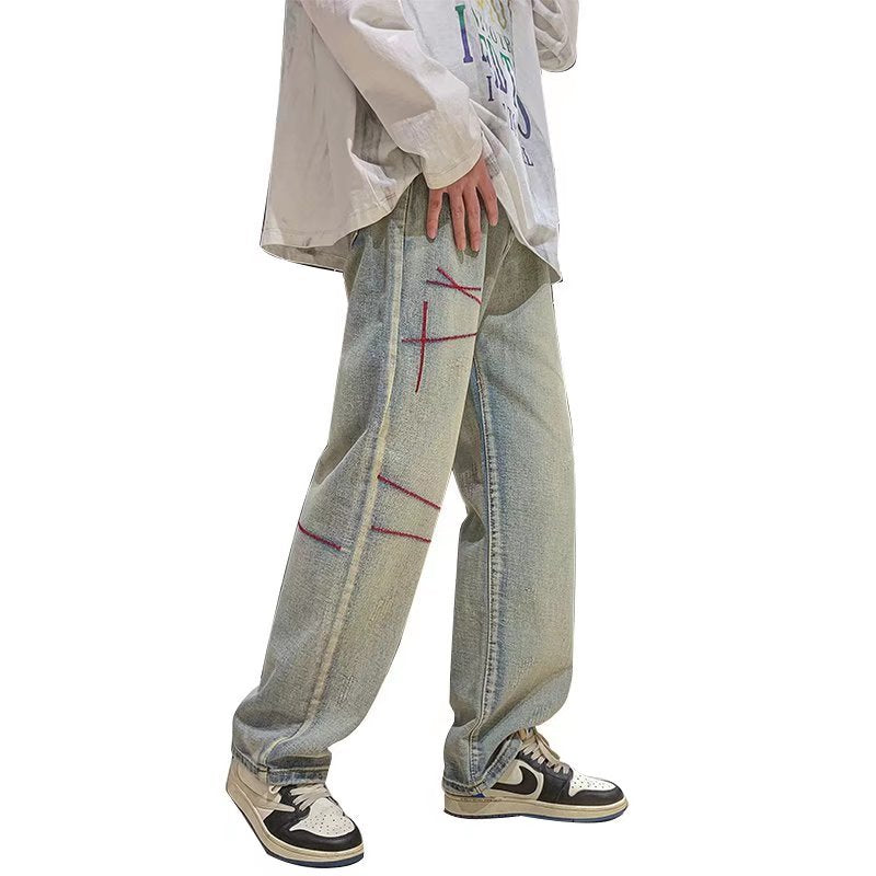 Men's American Loose Straight Jeans