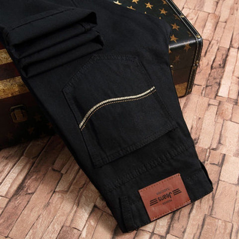 Men's Loose Straight Stretch Work Jeans