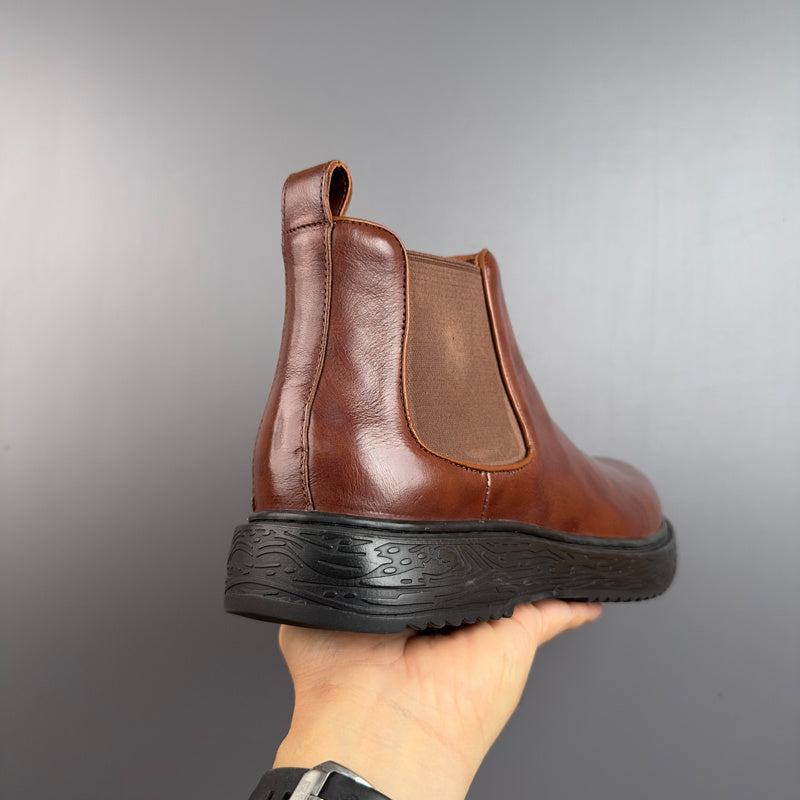 Men's Round-Toe Chelsea Boots