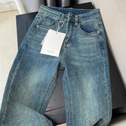 Women's Retro Blue Skinny Jeans