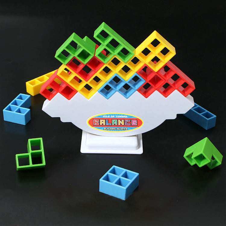 Family Tower Block Stacking Game