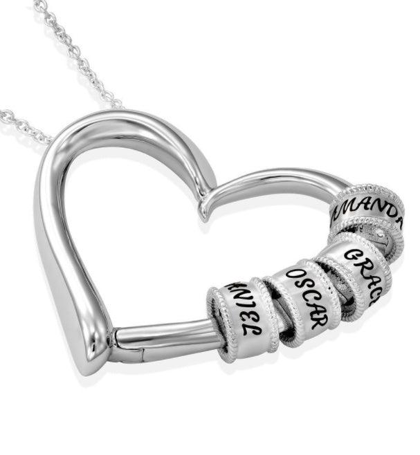 Personalized Heart Name Necklace