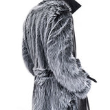 Cotton Padded Thickened Thermal Long Leather Wind Coat