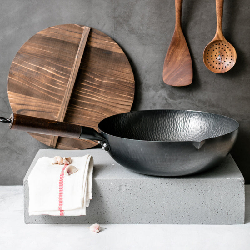 Handmade Cast Iron Wok