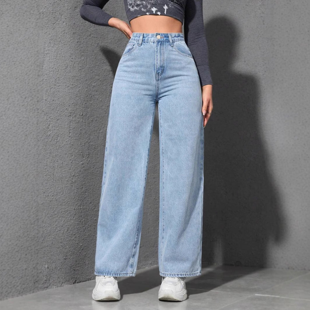 Women's Loose Wide-Leg Jeans