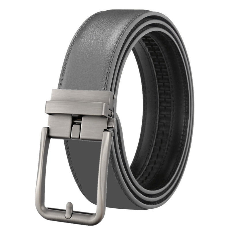 Men's Hollow Auto-Buckle Leather Belt