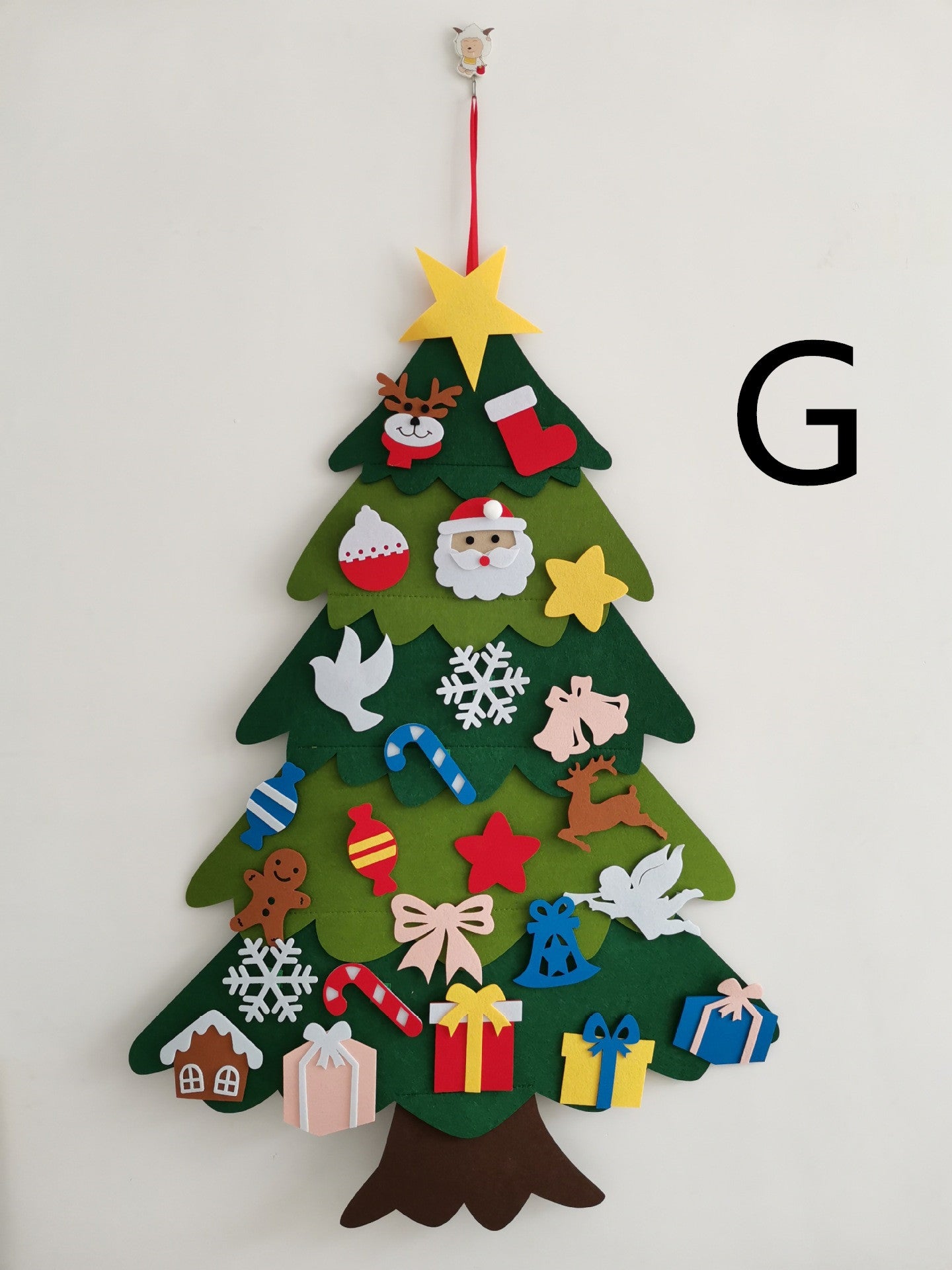 DIY Felt Christmas Tree with Decorations