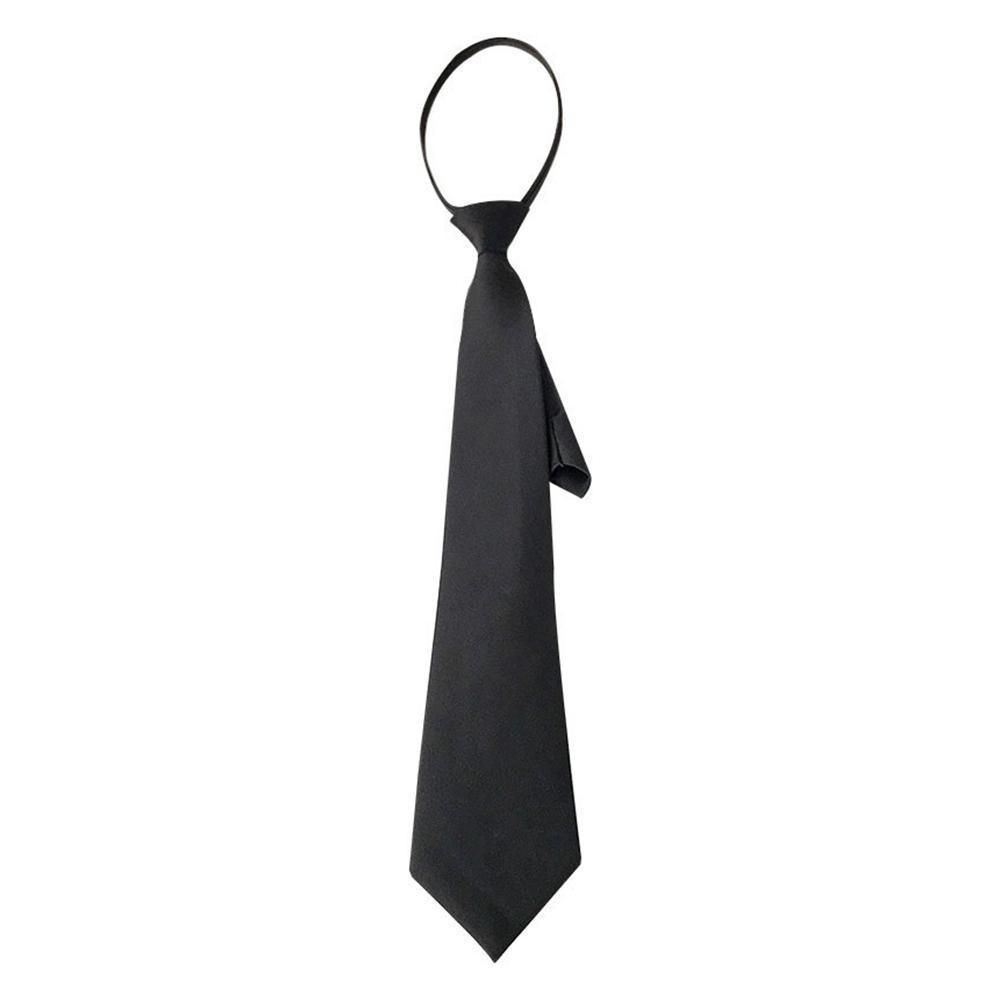 Student Zipper Pre-Tied Necktie
