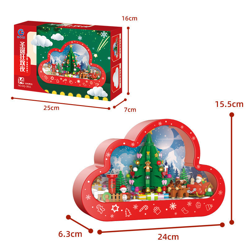 LED Cloud Lamp Building Block Toy