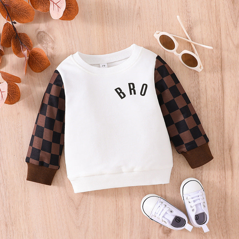 Toddler Plaid Sweatshirt