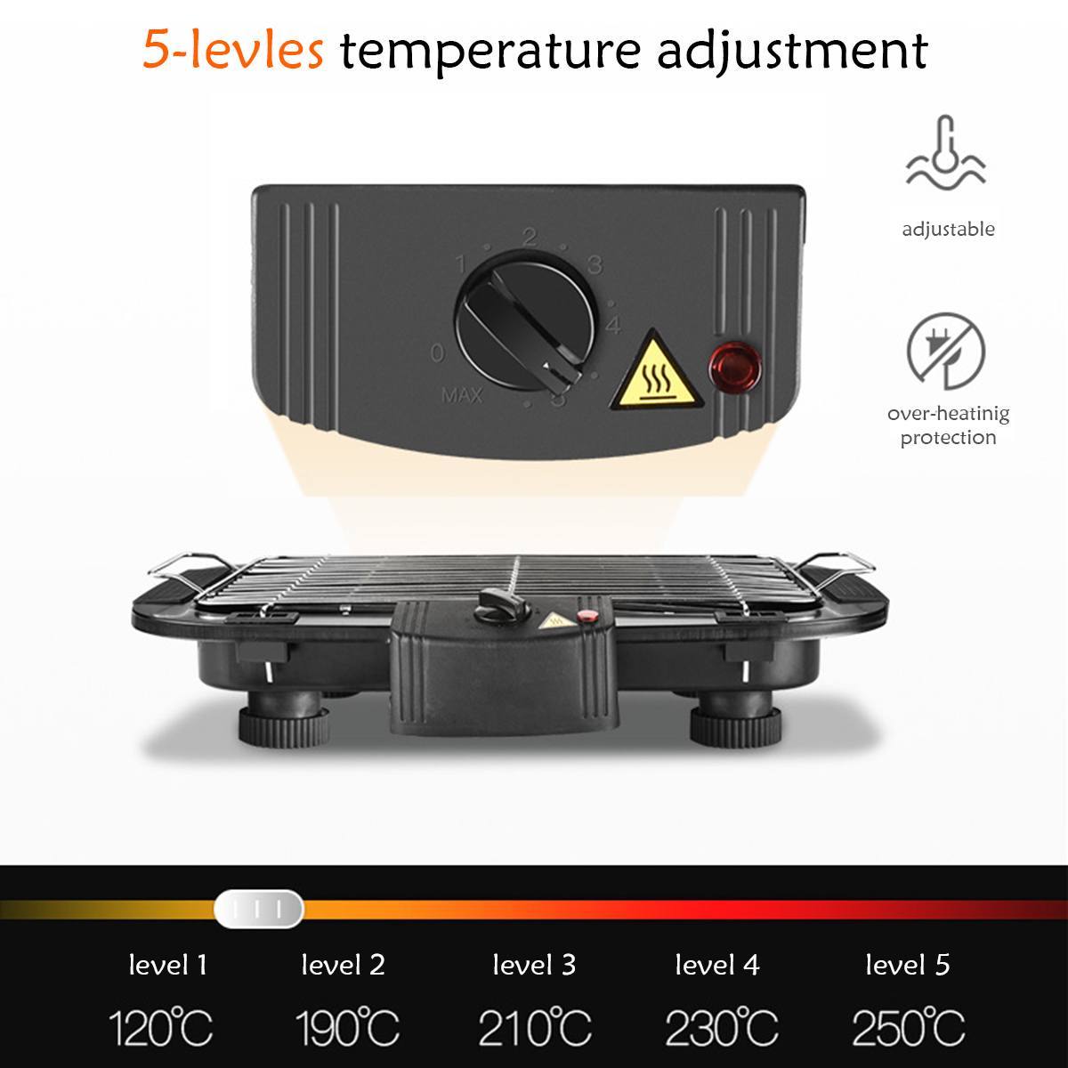Smokeless Electric Tabletop Grill