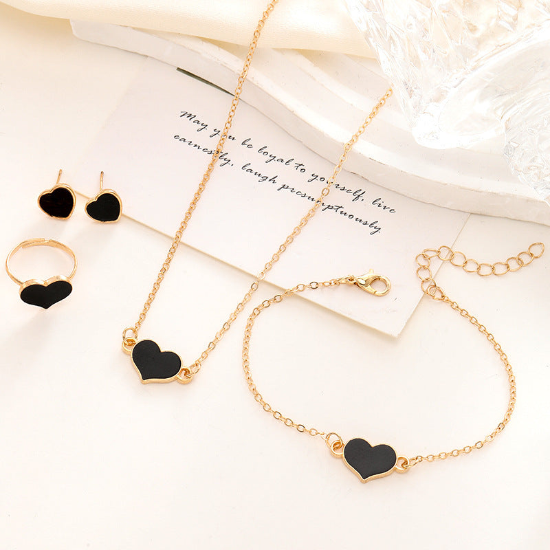 Heart Necklace Gift Set
