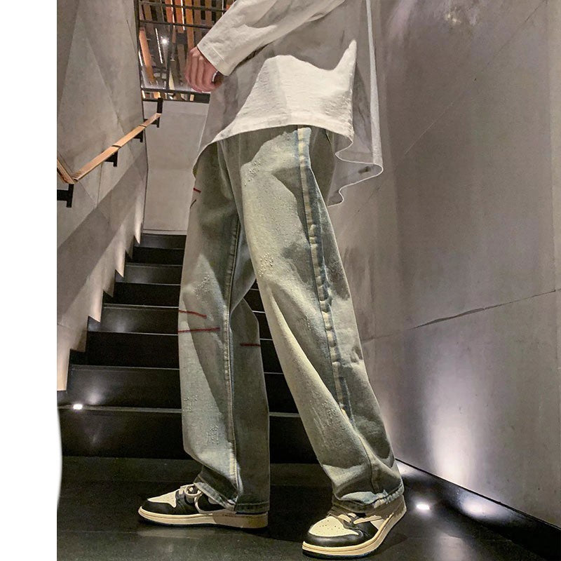 Men's American Loose Straight Jeans