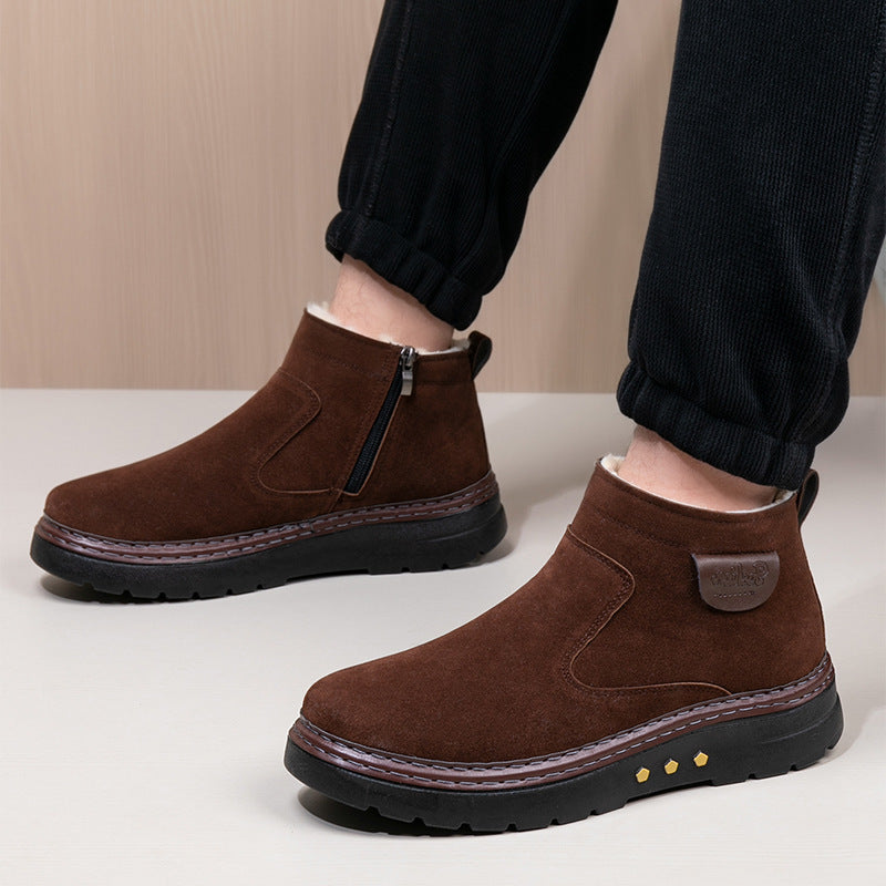 Men's Sheepskin-Lined Winter Boots