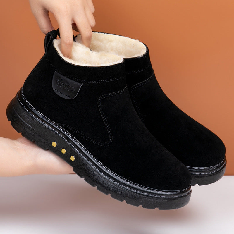 Men's Sheepskin-Lined Winter Boots