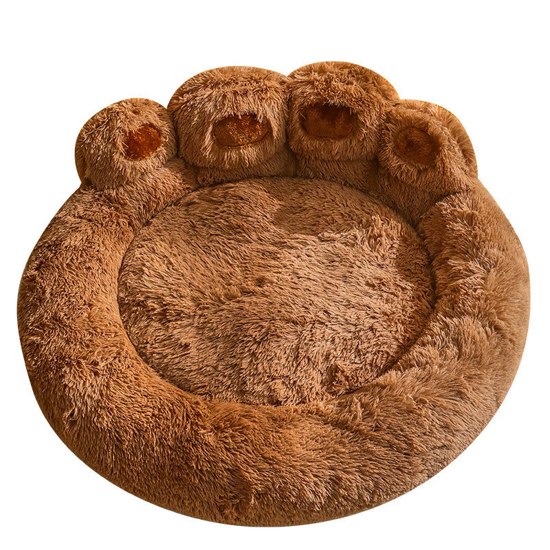 Fleece-Lined Warm Pet Sofa Bed
