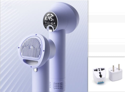 Silent Pet Hair Dryer & Comb