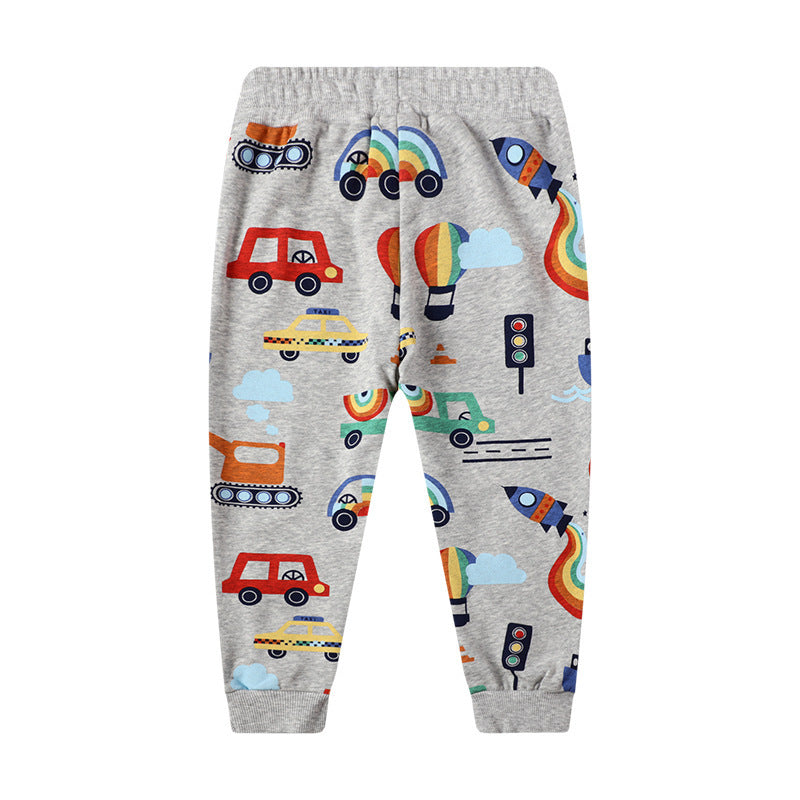 Kids Knitted Cartoon Sweater Pants