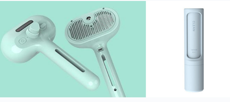 Self-Cleaning Pet Slicker Brush with Mister