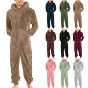 Men's Thermal Plush Pajama Jumpsuit